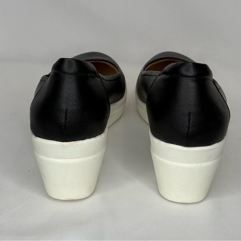 Naturalizer Black & White Sam Slip-On Wedge Pumps, 11 - Picture 6 of 11